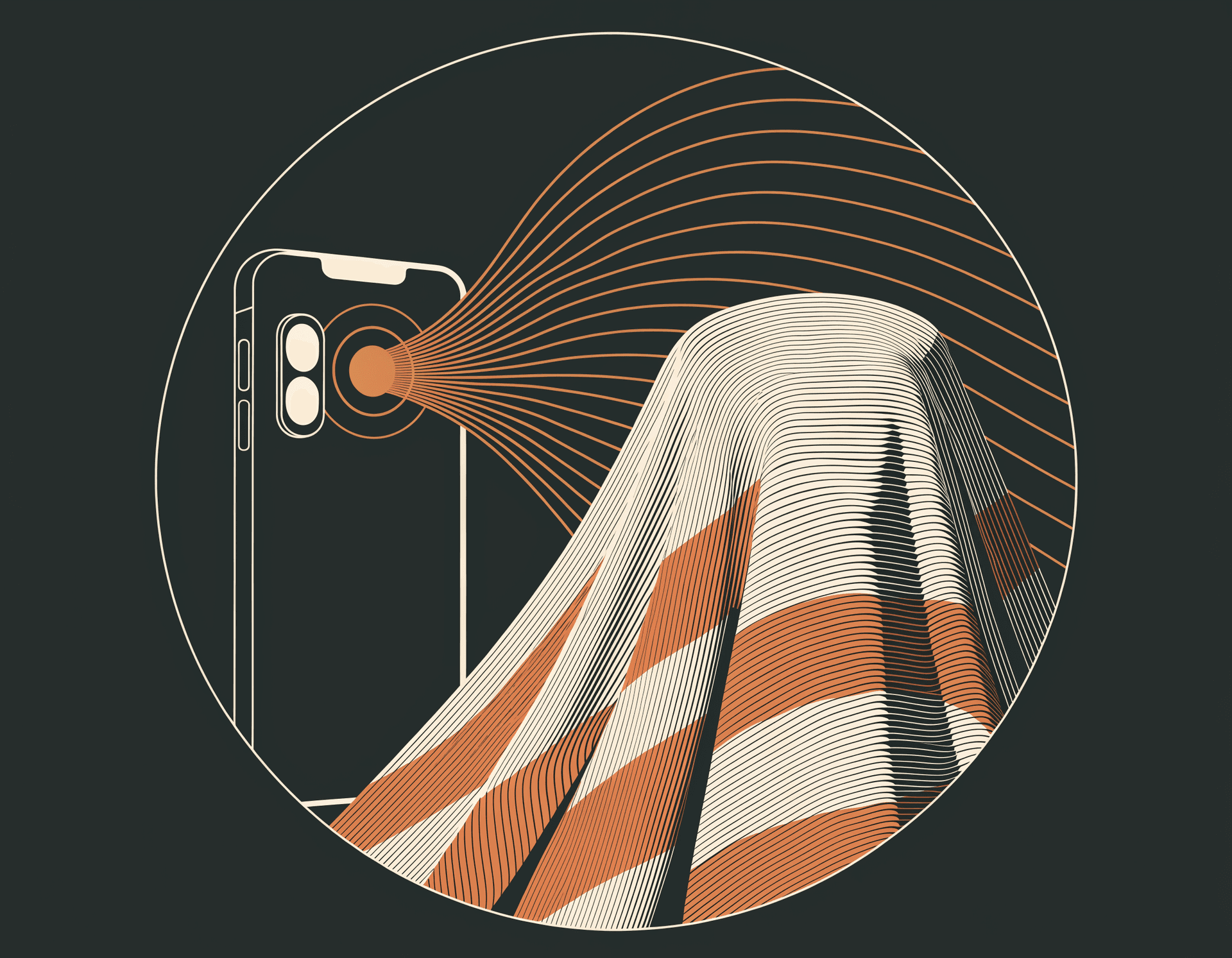 AI fabric scanning illustration